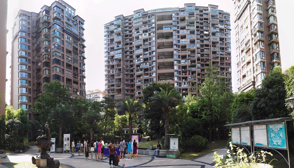 圖為匯東閱城小區(qū)