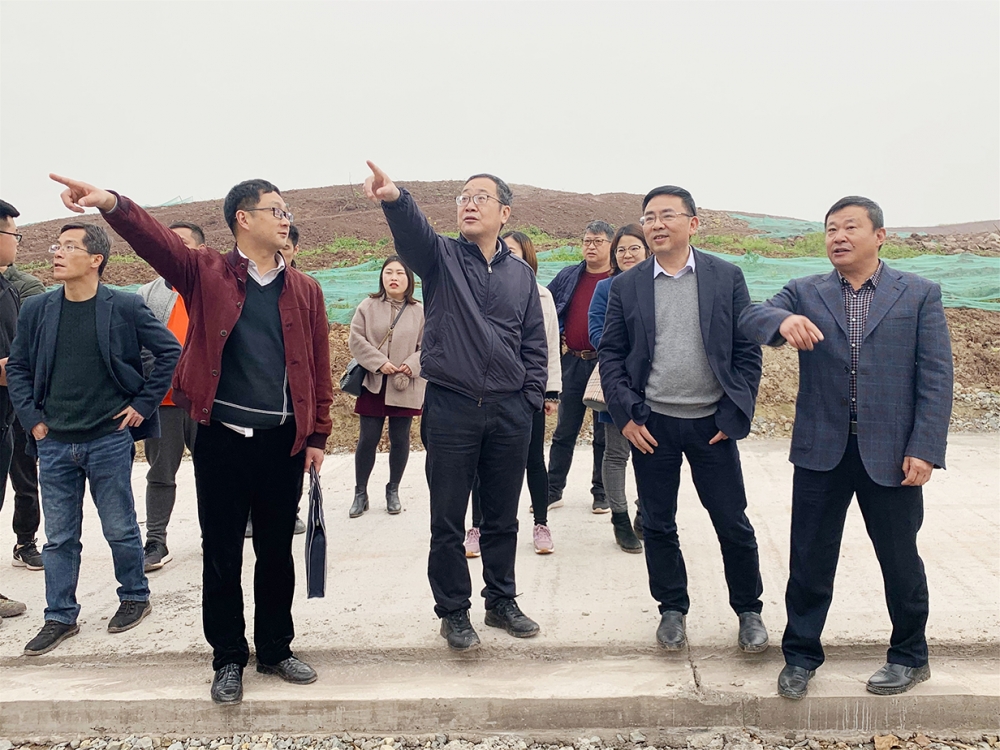 市委常委、高新區(qū)黨工委書記張邦舉率隊調(diào)研督導公司南湖生態(tài)城片區(qū)項目建設(shè)