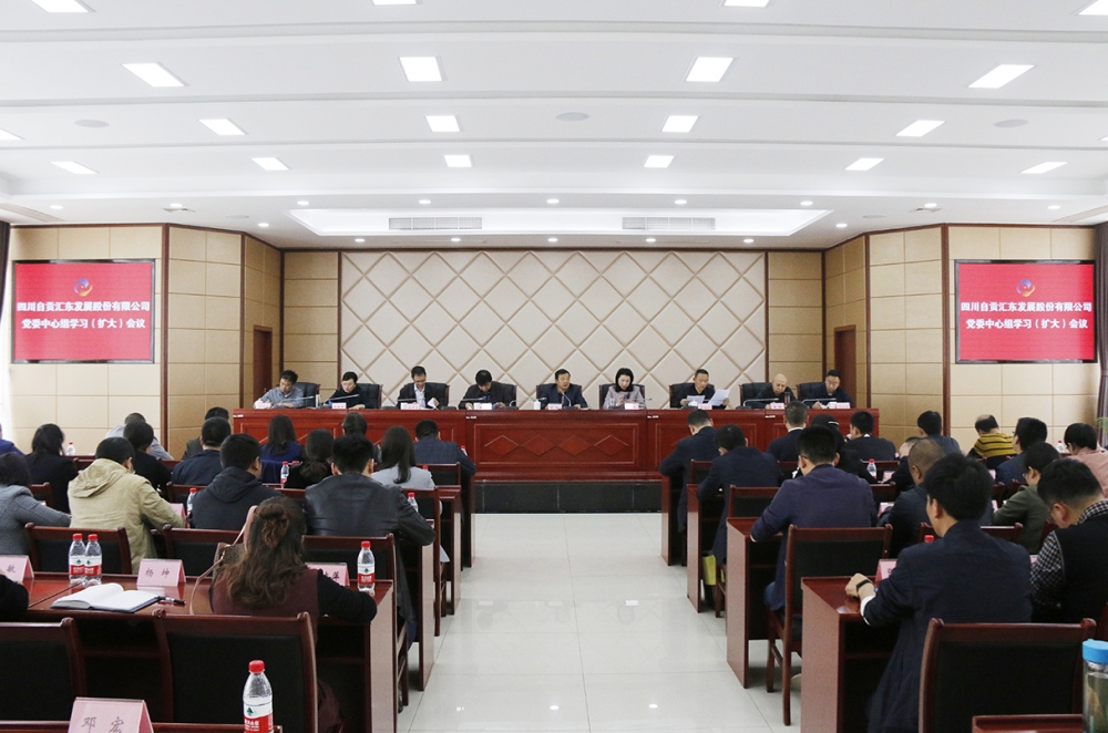 匯東股份召開黨委中心組學習（擴大）會議