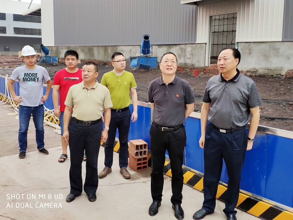 市委常委、高新區(qū)黨工委書記張邦舉視察公司在建項目