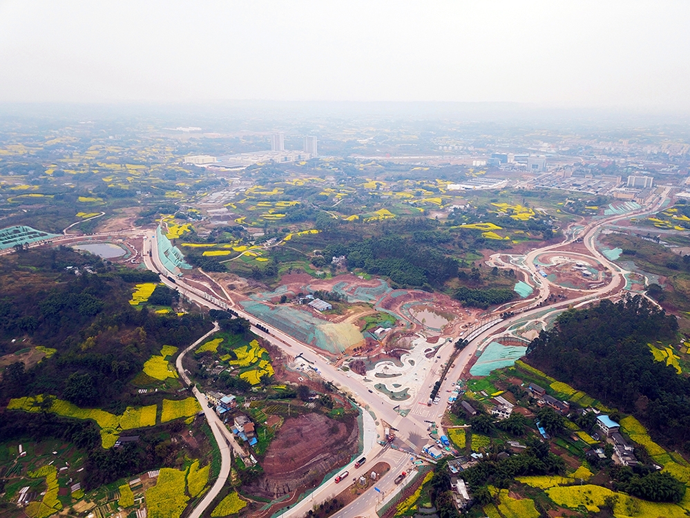 自貢市臥龍湖西區(qū)生態(tài)修復(fù)工程按計(jì)劃推進(jìn)
